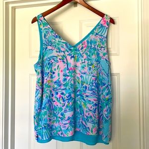 Lilly Pulitzer Florin reversible tank top